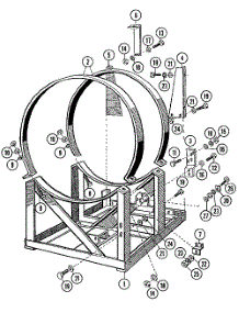 12 - Base Frame parts for Maytag Washer MFR35PCAVS from AppliancePartsPros.com