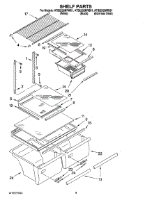 05 - Shelf Parts, Optional Parts (Not Included) parts for Maytag Refrigerator ATB2232MRS01 from AppliancePartsPros.com