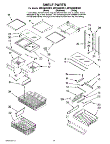06 - Shelf Parts parts for Maytag Refrigerator MFD2562KES10 from AppliancePartsPros.com
