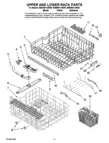 09 - Upper And Lower Rack Parts parts for Maytag Dishwasher MDB8851AWS0 from AppliancePartsPros.com