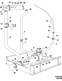 06 - Water System And Drain Valve parts for Maytag Washer MFS35PNFTS from AppliancePartsPros.com