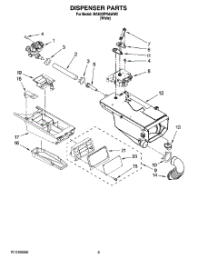 04 - Dispenser Parts parts for Maytag Washer MAH22PRAWW0 from AppliancePartsPros.com