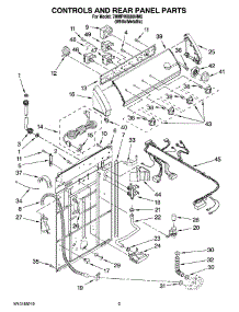 02 - Controls And Rear Panel Parts parts for Maytag Washer 7MMPH0080VM0 from AppliancePartsPros.com