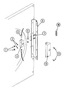 07 - Door Switch Assembly parts for Maytag Dryer MLG32PDBWS from AppliancePartsPros.com