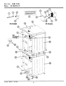 09 - Rear View parts for Maytag Dryer LDG27CT from AppliancePartsPros.com