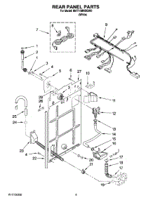 03 - Rear Panel Parts parts for Maytag Washer MAT15MNBGW0 from AppliancePartsPros.com