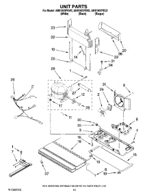 07 - Unit Parts parts for Maytag Refrigerator ABB1922FEB2 from AppliancePartsPros.com