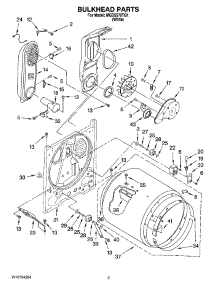 03 - Bulkhead Parts parts for Maytag Dryer MGD5570TQ1 from AppliancePartsPros.com