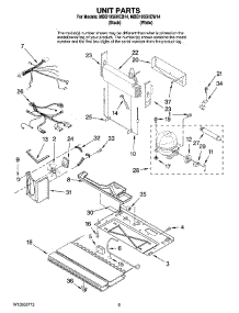06 - Unit Parts parts for Maytag Refrigerator MBB1956HEB14 from AppliancePartsPros.com