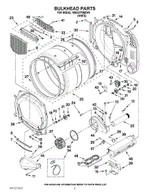 03 - Bulkhead Parts parts for Maytag Dryer MDE22PDBZW0 from AppliancePartsPros.com