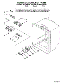 04 - Refrigerator Liner Parts parts for Maytag Refrigerator MBF2556KEQ11 from AppliancePartsPros.com