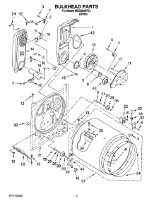03 - Bulkhead Parts parts for Maytag Dryer MGD5600TQ1 from AppliancePartsPros.com