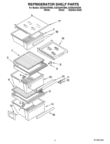 03 - Refrigerator Shelf Parts parts for Maytag Refrigerator ASD2524VEB00 from AppliancePartsPros.com