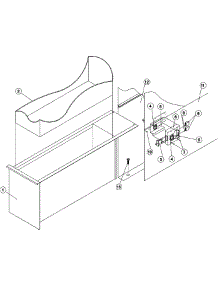 06 - Lint Drawer / Switch parts for Maytag Dryer MDG120PHVW from AppliancePartsPros.com