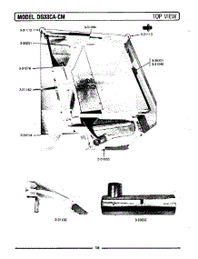07 - Top View parts for Maytag Dryer LDG33CA from AppliancePartsPros.com