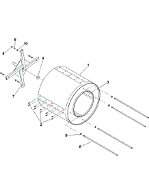 07 - Tumbler Support Asy parts for Maytag Dryer MDG30PCCWW from AppliancePartsPros.com