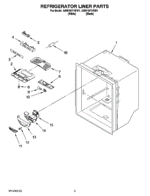 02 - Refrigerator Liner Parts parts for Maytag Refrigerator ABB1927VEB1 from AppliancePartsPros.com