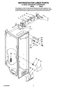 02 - Refrigerator Liner Parts parts for Maytag Refrigerator AC2225GEKW13 from AppliancePartsPros.com