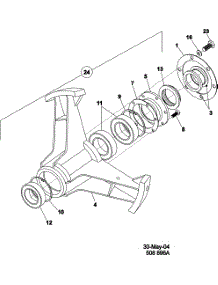 12 - Trunnion parts for Maytag Washer MFS35PNFTS from AppliancePartsPros.com