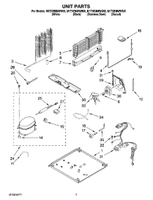 04 - Unit Parts parts for Maytag Refrigerator M1TXEMMWW00 from AppliancePartsPros.com