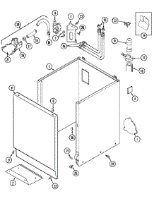 03 - Cabinet parts for Maytag Washer MAT13PNAEW from AppliancePartsPros.com
