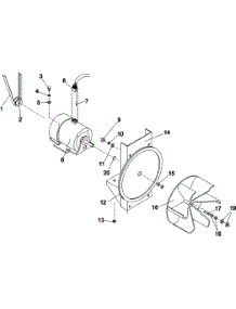 10 - Motor Mount parts for Maytag Dryer MDG30PCCWQ from AppliancePartsPros.com