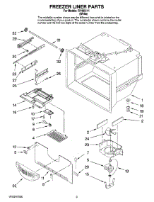02 - Freezer Liner Parts parts for Maytag Refrigerator RY495111 from AppliancePartsPros.com