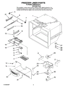 02 - Freezer Liner Parts parts for Maytag Refrigerator ABB2222FED10 from AppliancePartsPros.com