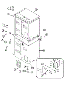 05 - Rear parts for Maytag Dryer MDE13CSAGW from AppliancePartsPros.com