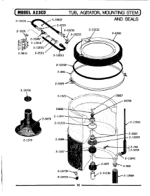 05 - Tub\Agitator parts for Maytag Washer A23CDL from AppliancePartsPros.com