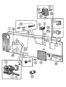 13 - Water Valve & Rear Panel (Series 10) parts for Maytag Washer MFR25PCAVS from AppliancePartsPros.com