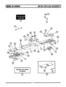 03 - Maytag Coin Slide-Accessory parts for Maytag Dryer DE26CS from AppliancePartsPros.com