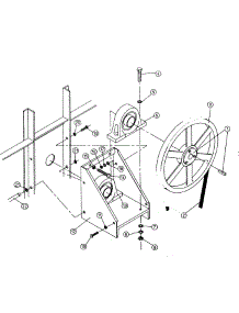 09 - Tumbler Bearing Mount Assembly parts for Maytag Dryer MDG100PN1L from AppliancePartsPros.com