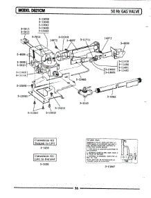 15 - 50Hz Gas Valve parts for Maytag Dryer DG21CM from AppliancePartsPros.com