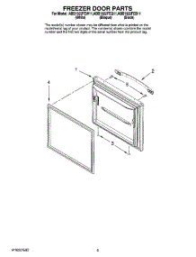 05 - Freezer Door Parts parts for Maytag Refrigerator ABB1922FEQ11 from AppliancePartsPros.com