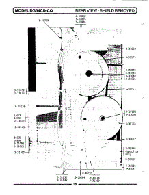 10 - Rear View-Shield Removed parts for Maytag Dryer DG34CQ from AppliancePartsPros.com