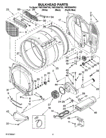 03 - Bulkhead Parts parts for Maytag Dryer YMEDZ600TK2 from AppliancePartsPros.com