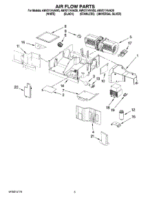 04 - Air Flow Parts parts for Maytag Microwave AMV2174VAB0 from AppliancePartsPros.com