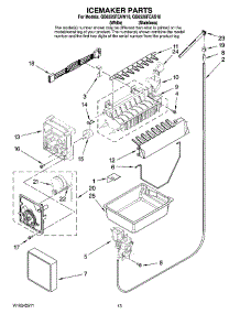 08 - Icemaker Parts, Optional Parts parts for Maytag Refrigerator GB6526FEAW10 from AppliancePartsPros.com