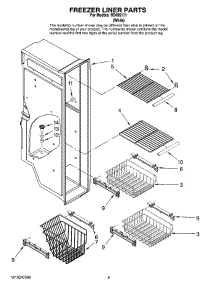 04 - Freezer Liner Parts parts for Maytag Refrigerator RS495111 from AppliancePartsPros.com