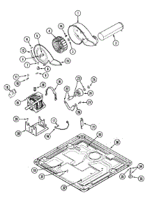 07 - Motor Drive (Mde16csayq / Mde16csazq) parts for Maytag Dryer MDE16CSAZQ from AppliancePartsPros.com