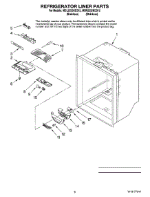 04 - Refrigerator Liner Parts parts for Maytag Refrigerator MBL2255KES12 from AppliancePartsPros.com