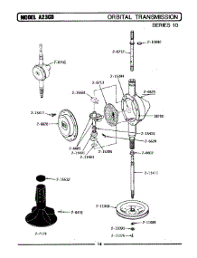 07 - Orbital Transmission parts for Maytag Washer A23CDW from AppliancePartsPros.com