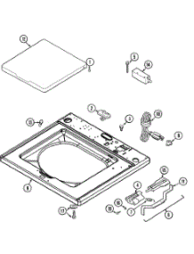 03 - Top parts for Maytag Washer MAT12CSLWW from AppliancePartsPros.com