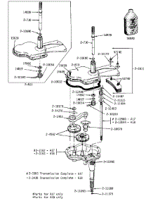 06 - Transmission parts for Maytag Washer A17CM from AppliancePartsPros.com