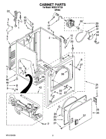 02 - Cabinet Parts parts for Maytag Dryer MGD5770TQ0 from AppliancePartsPros.com