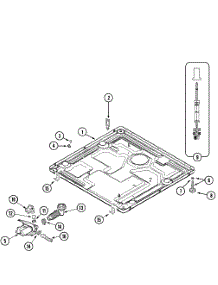08 - Base parts for Maytag Washer MAH21PDCXW from AppliancePartsPros.com