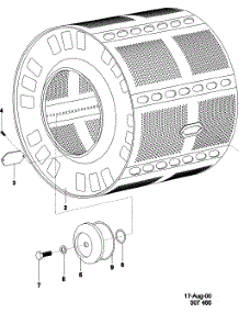 05 - Drum parts for Maytag Washer MFS125PFVS from AppliancePartsPros.com