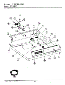 03 - Control Panel-Ct Models parts for Maytag Dryer LDE26CT from AppliancePartsPros.com