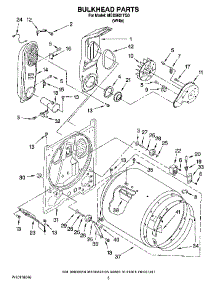 03 - Bulkhead Parts parts for Maytag Dryer MGD5621TQ0 from AppliancePartsPros.com
